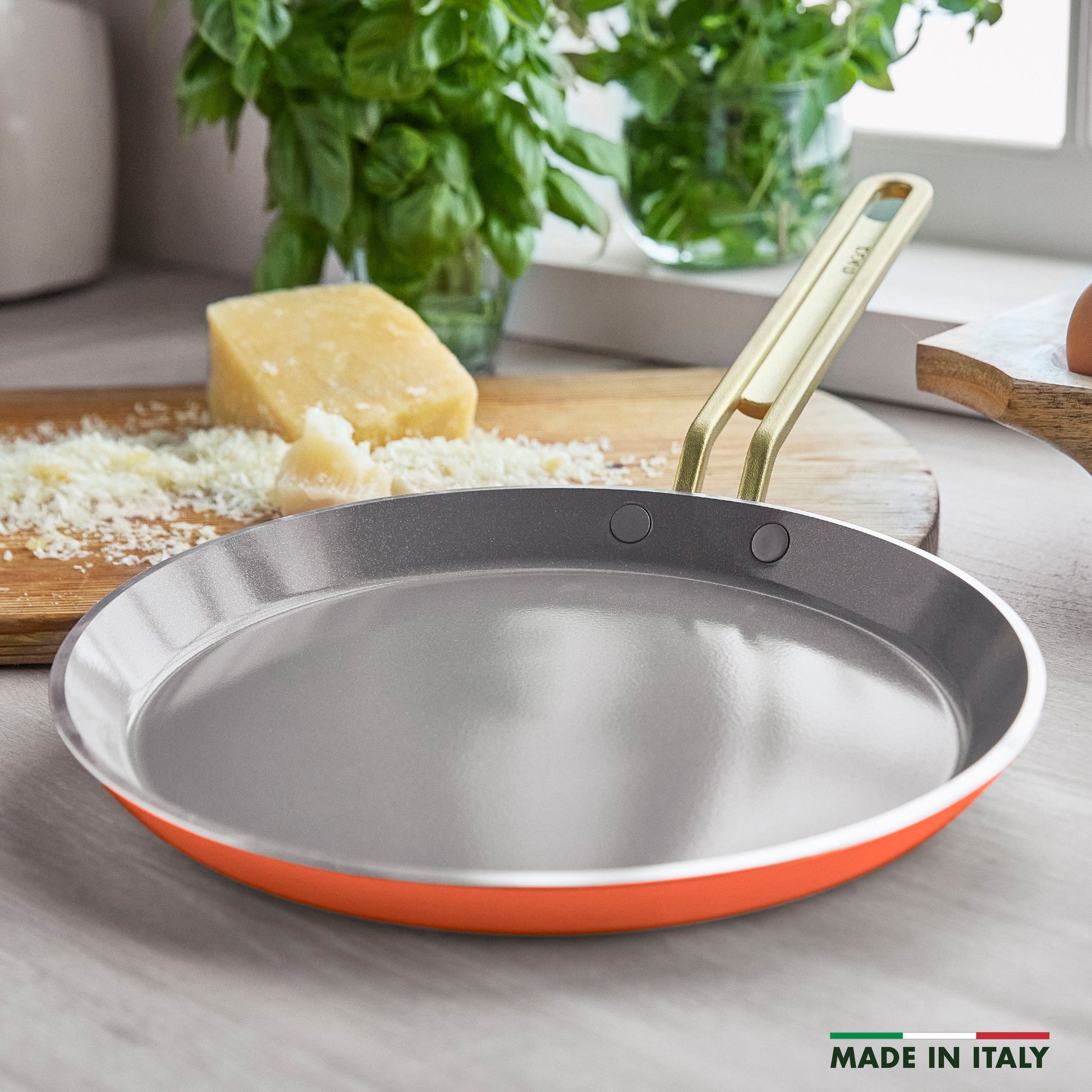 Stanley Tucci™ Ceramic Nonstick 10" Crepe and Omelette Pan | Amalfi Sunset