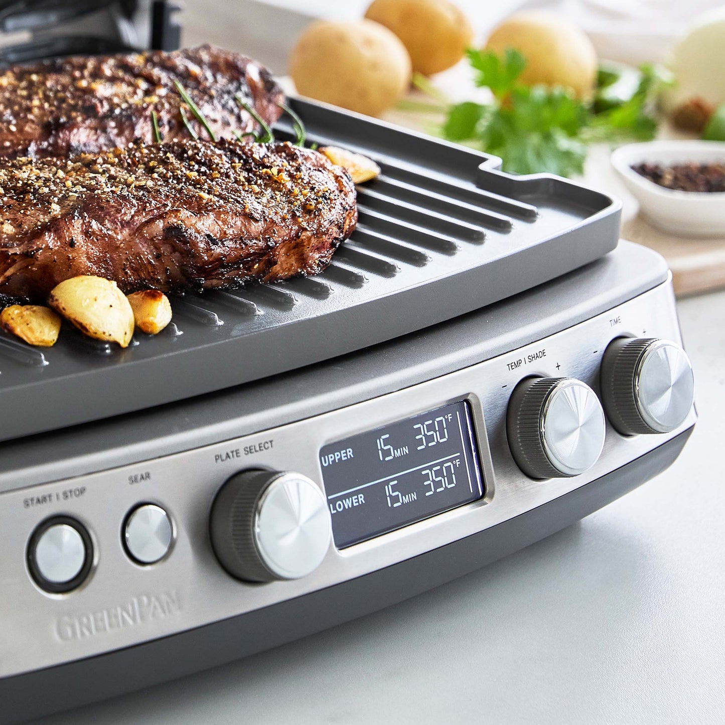 Elite Multi Grill & Griddle | Premiere Stainless Steel