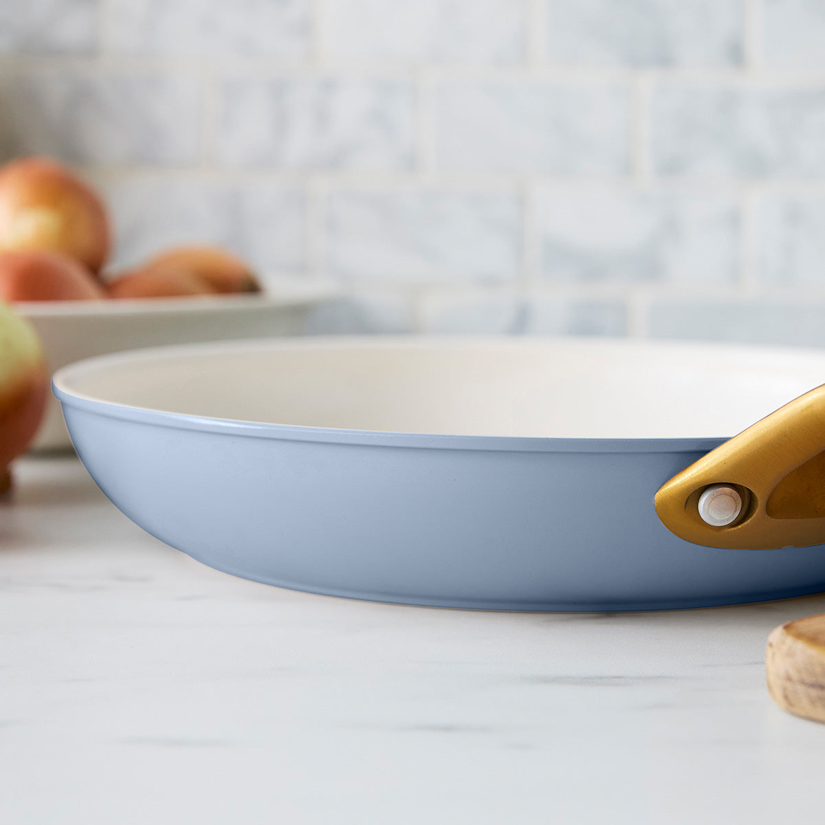 Reserve Pro Ceramic Nonstick 8", 10" and 12" Frypan Set | Ocean