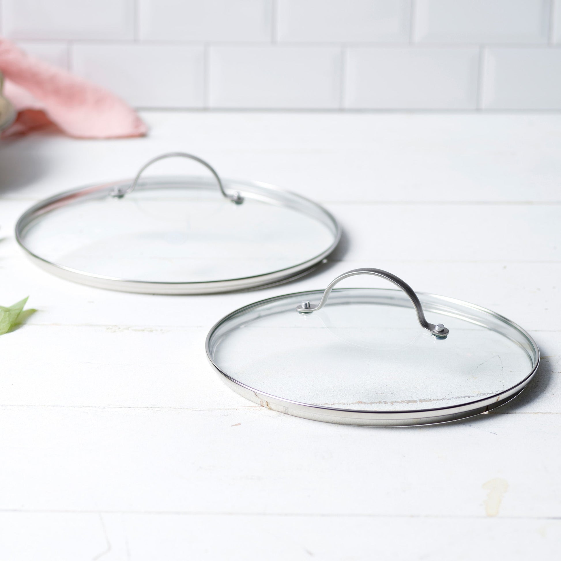 GreenPan Glass Lid Set - 9.5" & 11"