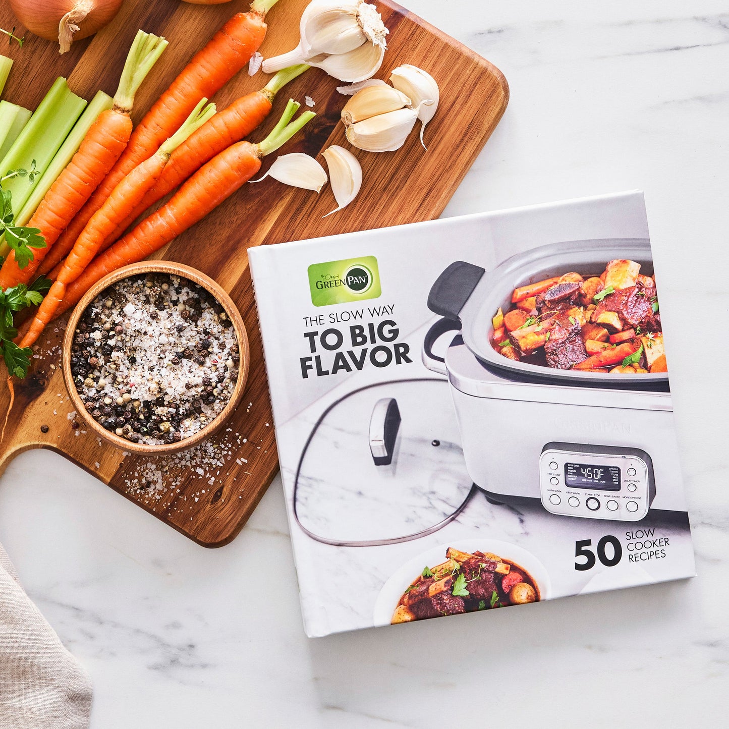 Elite 14-in-1 6-Quart Slow Cooker | Premiere Stainless Steel