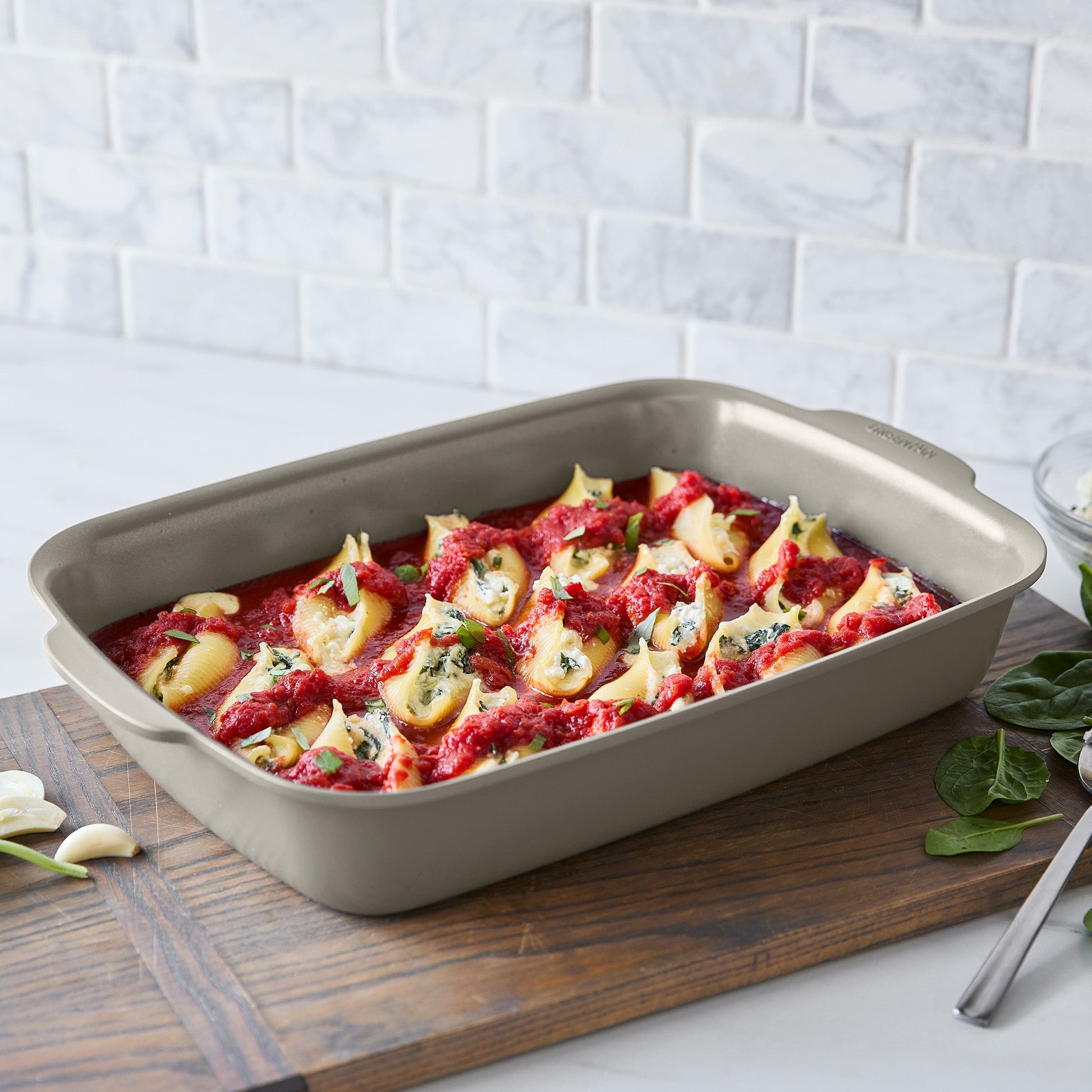 Premiere Ovenware Ceramic Nonstick 6-Piece Set | Taupe
