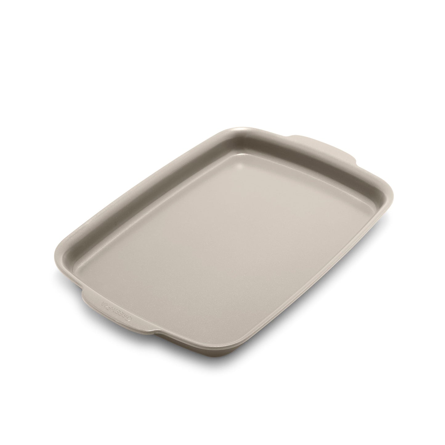 Premiere Ovenware Ceramic Nonstick 13" x 9" Quarter Sheet Pan Set | Taupe