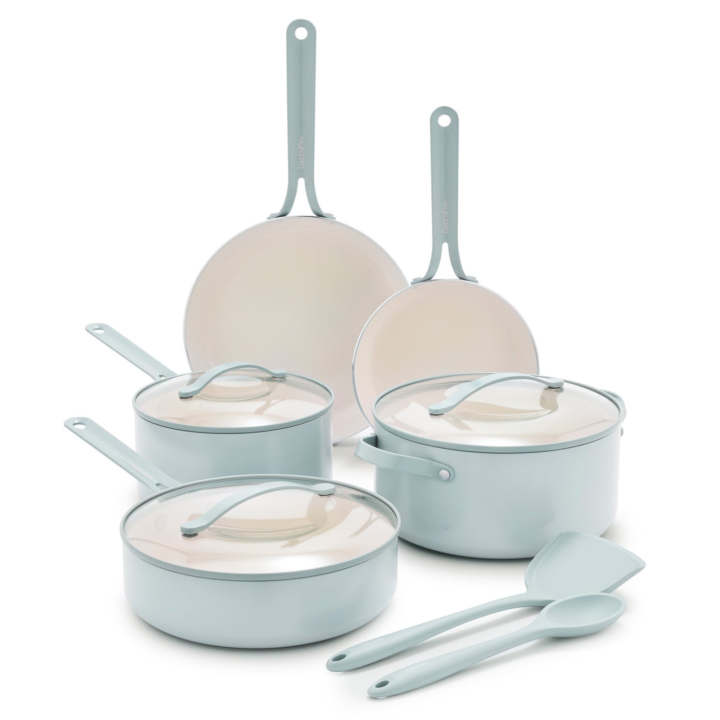 Nova Gallery Ceramic Nonstick 10-Piece Cookware Set | Coastline