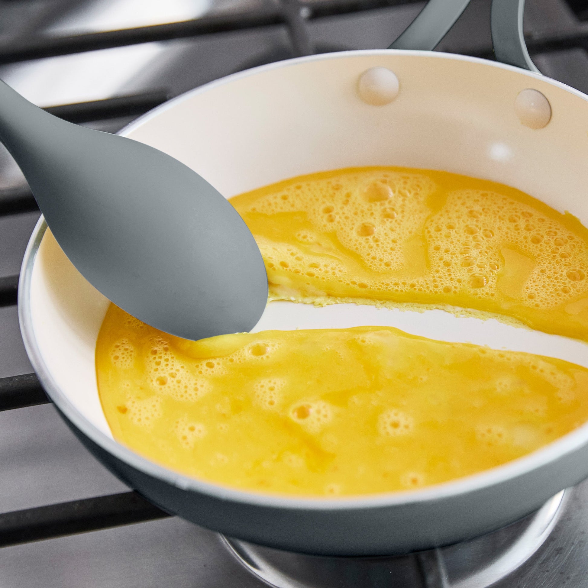 Nova Gallery Ceramic Nonstick 8" and 10" Frypan Set | Gray