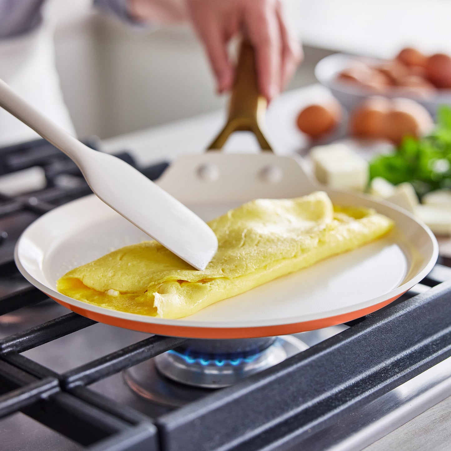 Reserve Pro Ceramic Nonstick 11-Piece Cookware Set | Harvest