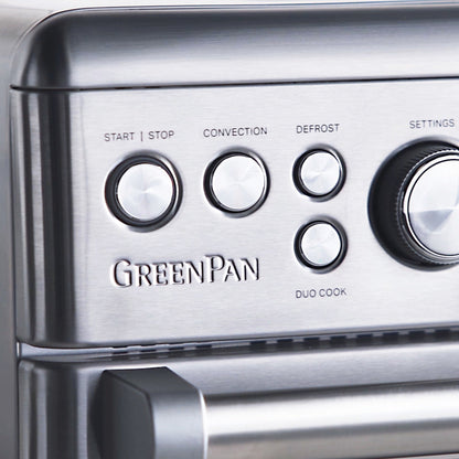 Elite Convection Air Fryer Toaster Oven | Premiere Stainless Steel