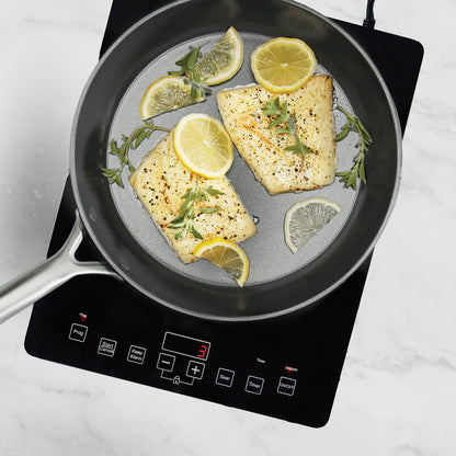GP5 Colors Ceramic Nonstick 11-Piece Cookware Set with Mirror Handles | Cocoa