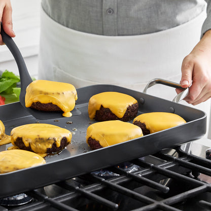 Valencia Pro Ceramic Nonstick 18" x 11" Double Burner Griddle