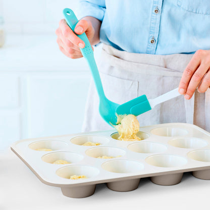 GreenLife Ceramic Nonstick Muffin Pan | Taupe