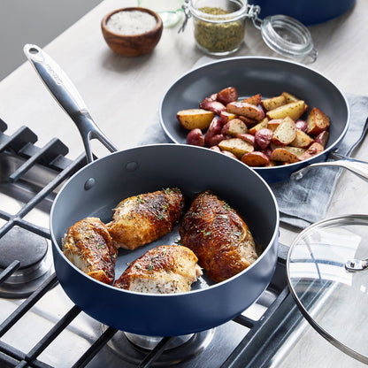 Valencia Pro Ceramic Nonstick 19-Piece Cookware Set | Twilight