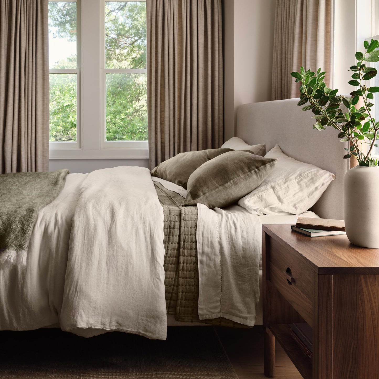 Naya Organic Cotton Quilted Bed Blanket