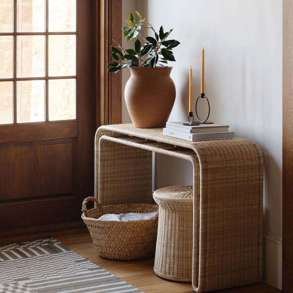 Ora Wicker Side Table