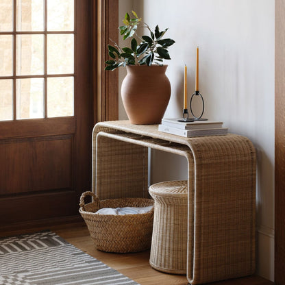 Ora Wicker Side Table