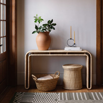 Ora Wicker Side Table