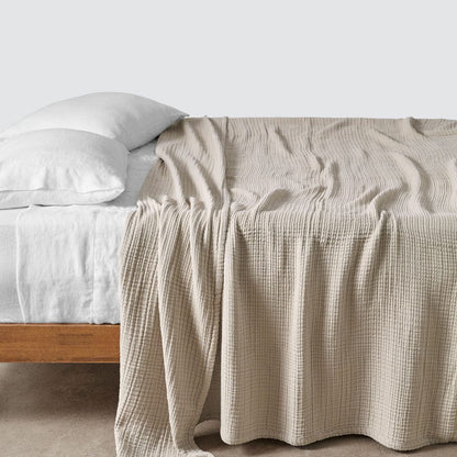 Organic Cotton Gauze Bed Blanket