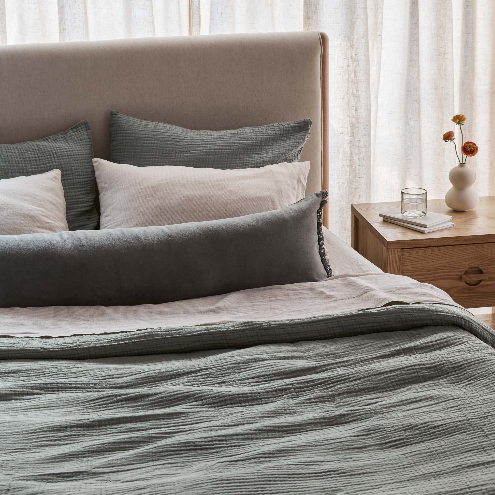 Organic Cotton Gauze Shams