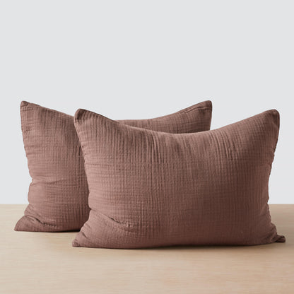 Organic Cotton Gauze Shams