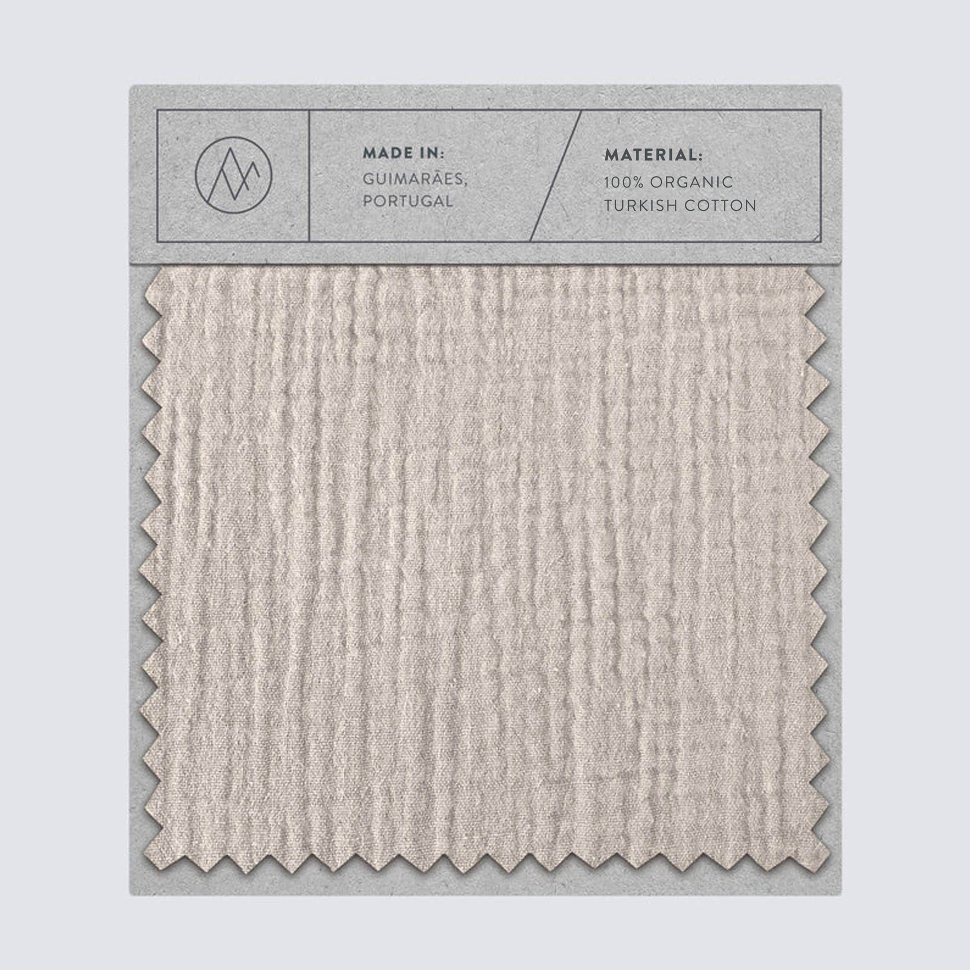 Organic Cotton Gauze Bedding Swatch
