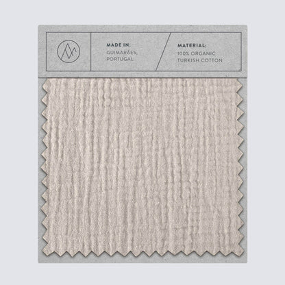 Organic Cotton Gauze Bedding Swatch