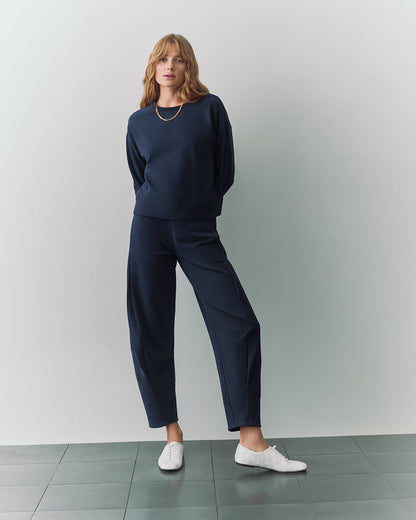 Fleece Cropped Sweatshirt
