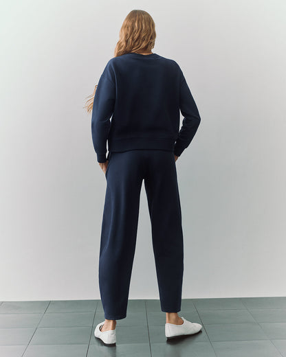 Fleece Cropped Sweatshirt