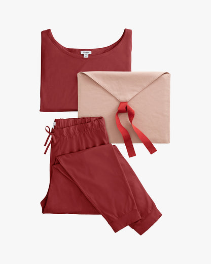 Drape-Back Sleep Set