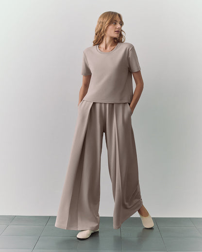 French Terry Cropped Tee