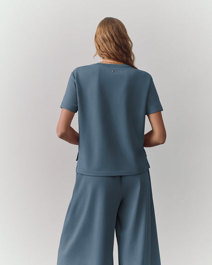 French Terry Cropped Tee