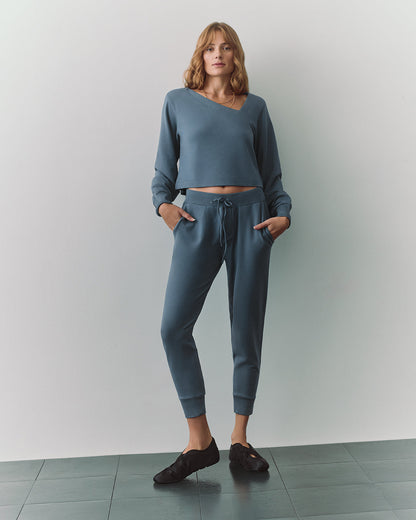 French Terry Tapered Lounge Pant