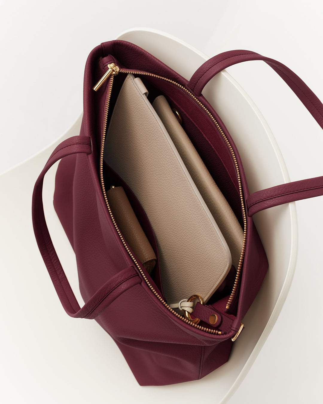 Tall Easy Zipper Tote