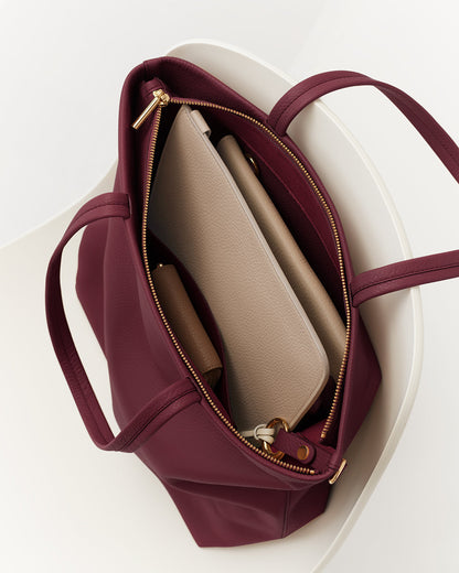 Tall Easy Zipper Tote