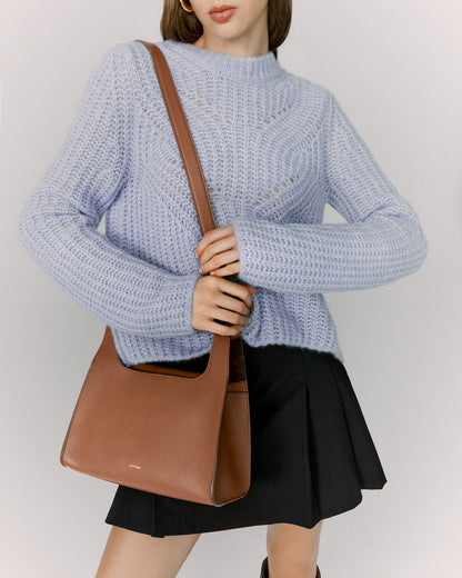 Alpaca Wool Crewneck Sweater