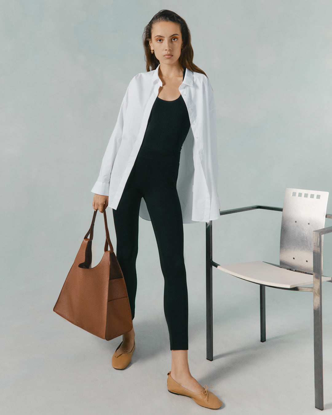 Oversized Double Loop Bag
