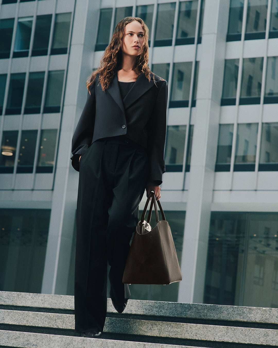 Wool Cropped Blazer