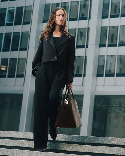 Wool Cropped Blazer