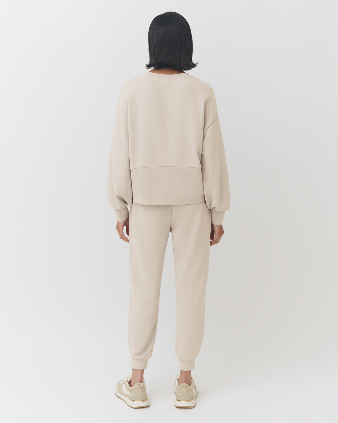 Terry Balloon Sleeve Sweatshirt