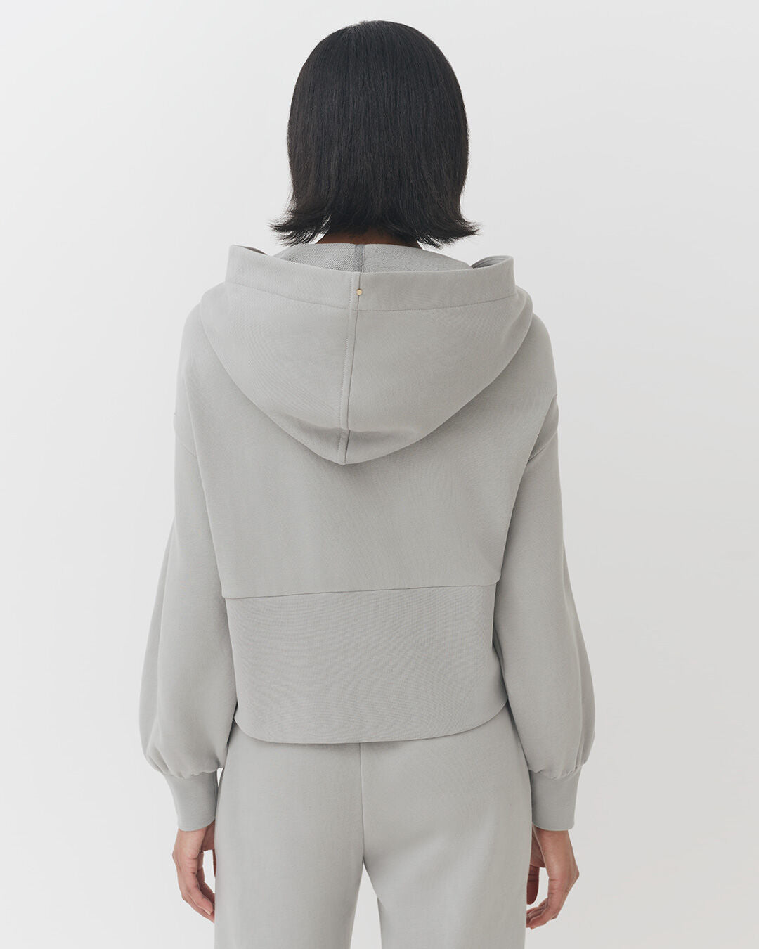 Terry Zip Front Hoodie
