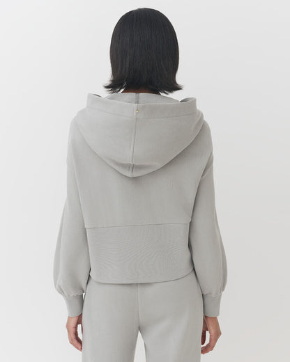 Terry Zip Front Hoodie
