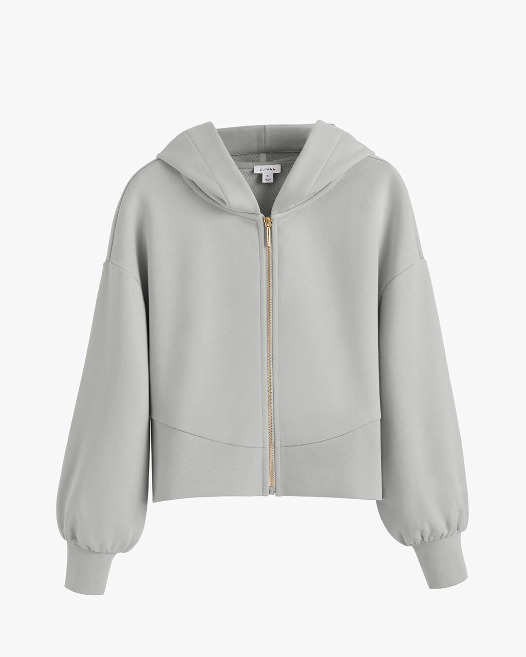 Terry Zip Front Hoodie