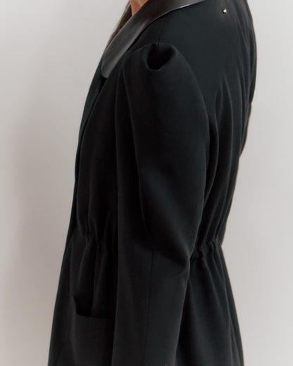 Draped Sleeve Blazer