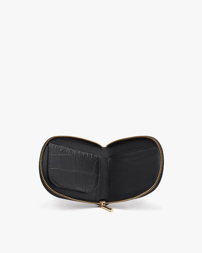 Duo Small Zip Wallet (Croco)
