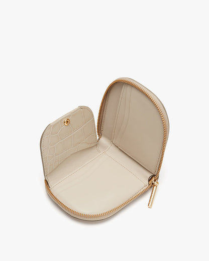 Duo Small Zip Wallet (Croco)