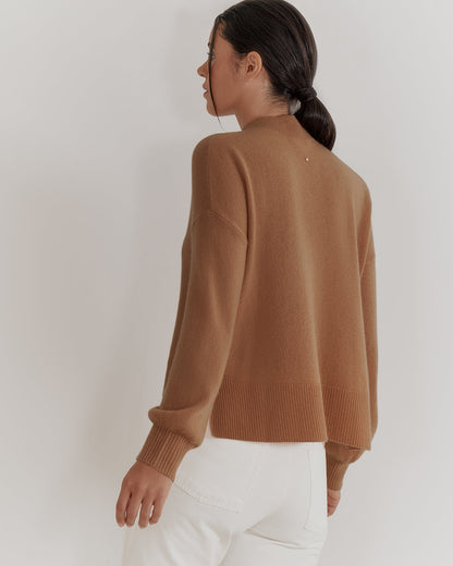 Single Origin Cashmere Cropped Sweater