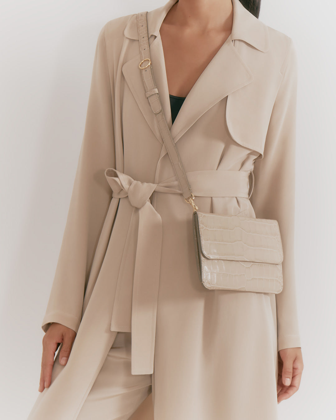 System Flap Bag (Croco)
