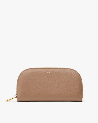 Curved Zip Wallet