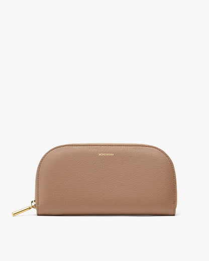 Curved Zip Wallet