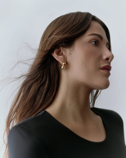 Mini Celestia Hoop Earrings