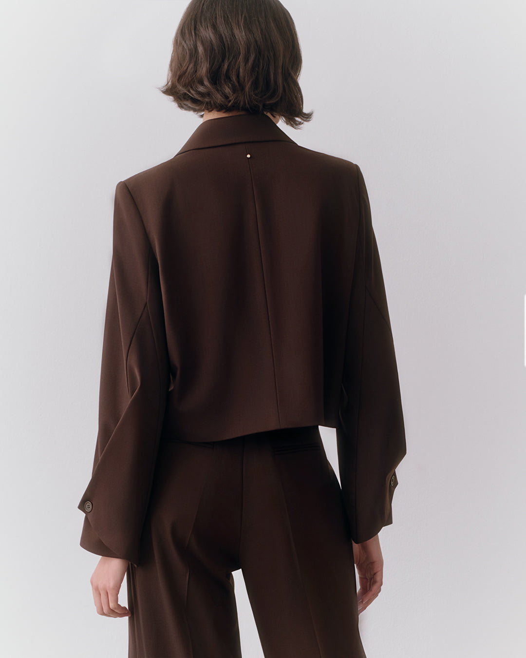 Wool Cropped Blazer