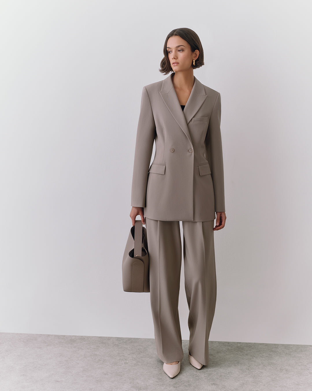 Wool Cinched Blazer